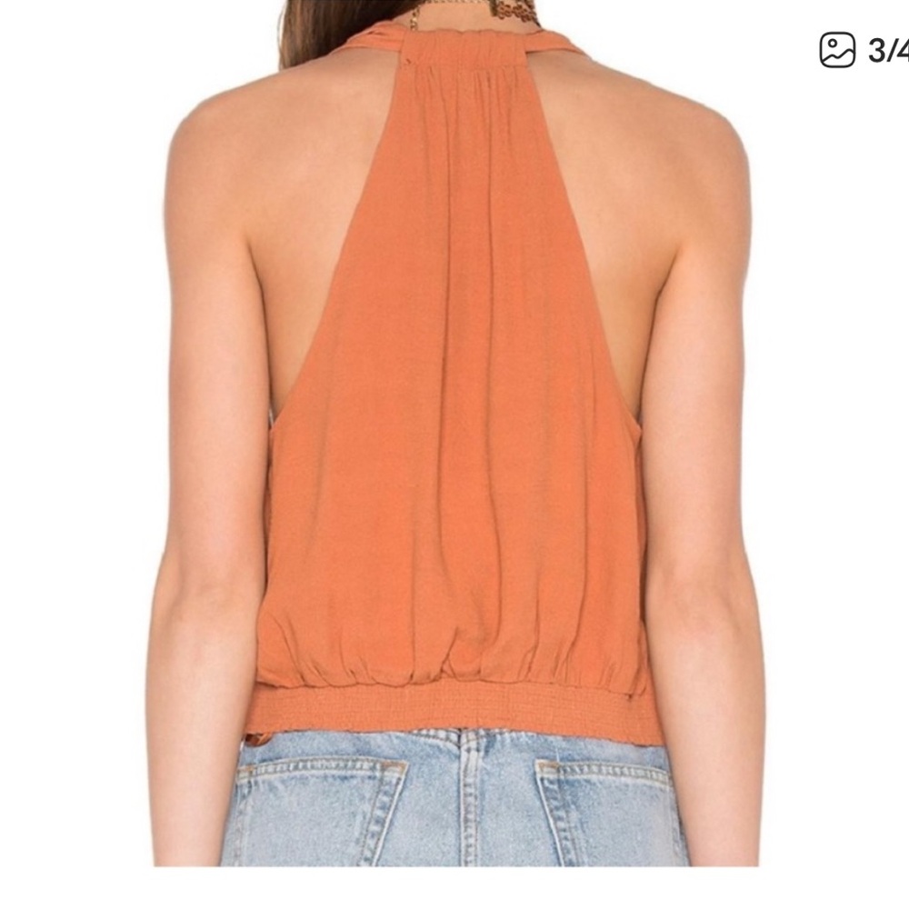 Free People Terracotta Cross My Heart Tank - Picture 6 of 6